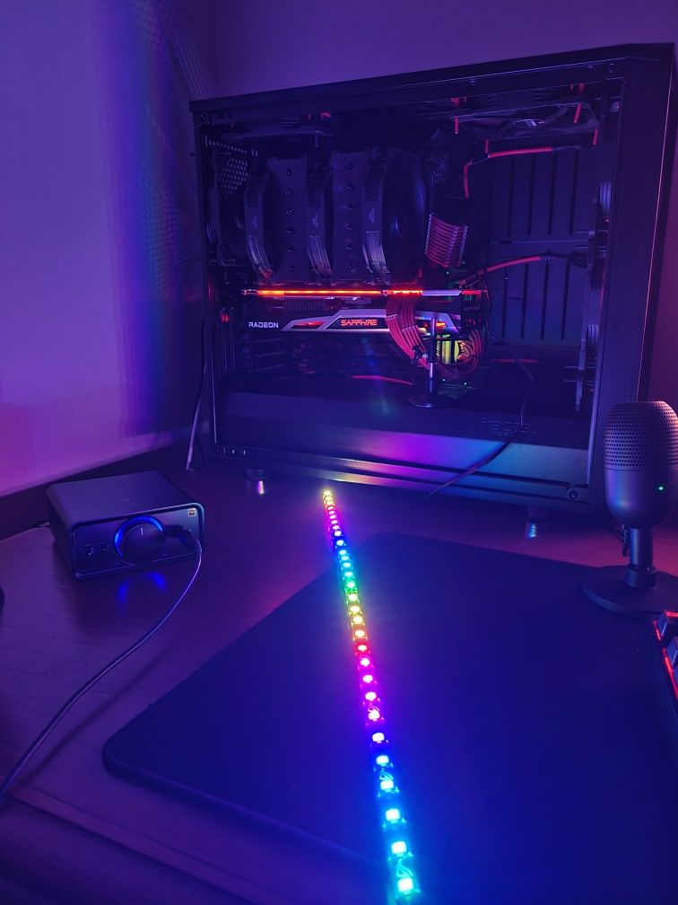 3 Fitas Led de 60cm cada  Asus ROG Adressable
