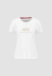 Alpha Industries T-shirt damski Crystal biała