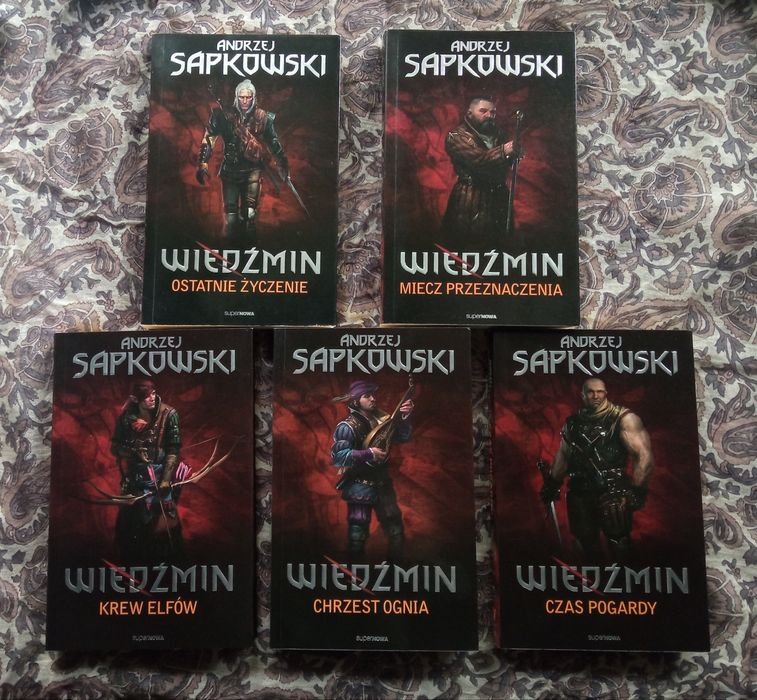 Sapkowski Andrzej - Wiedźmin - zestaw 1-5