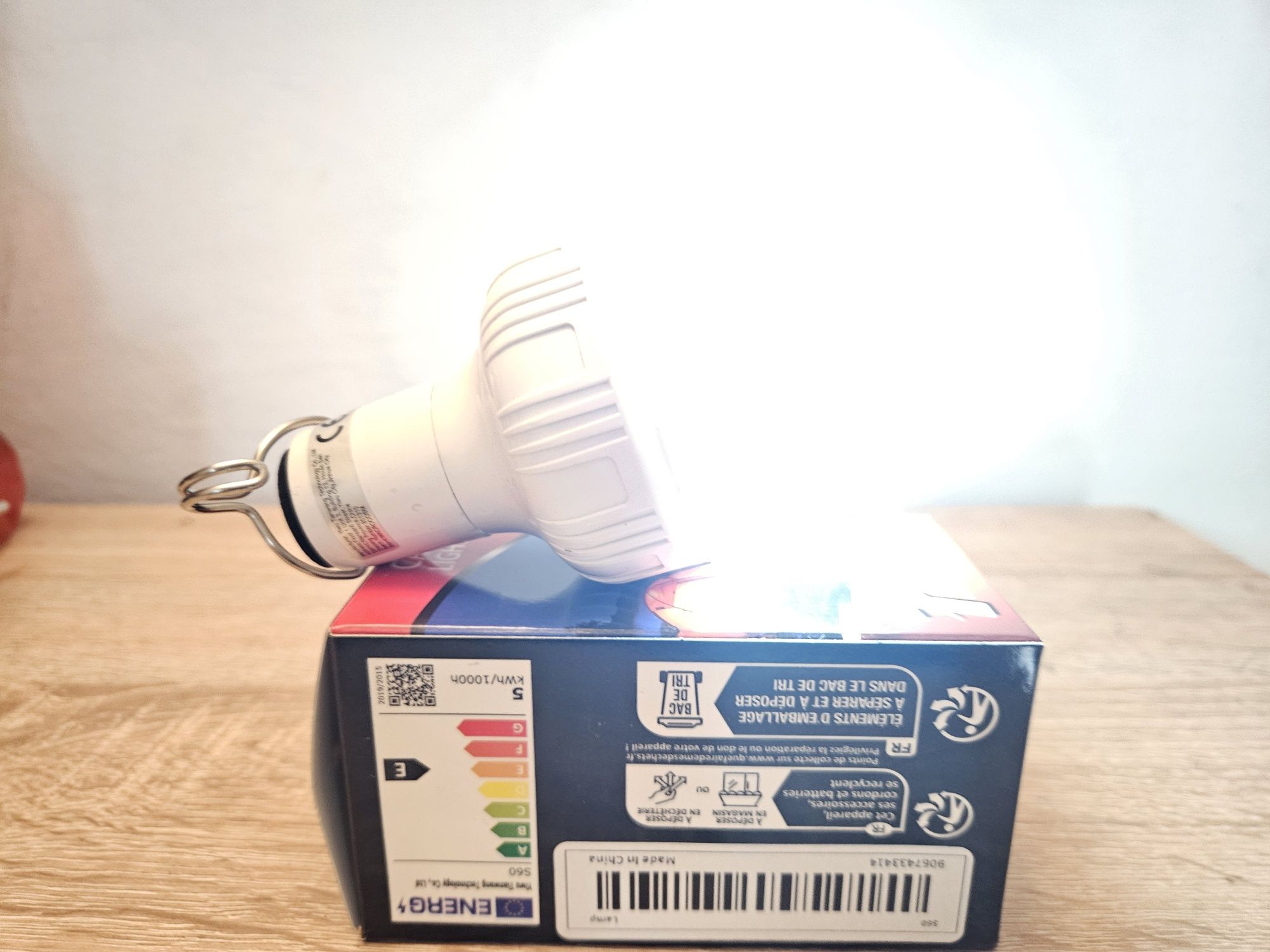 Latarnia Kempingowa LED MACROCOSM z Ład. USB 650 Lm namiot kemping itp