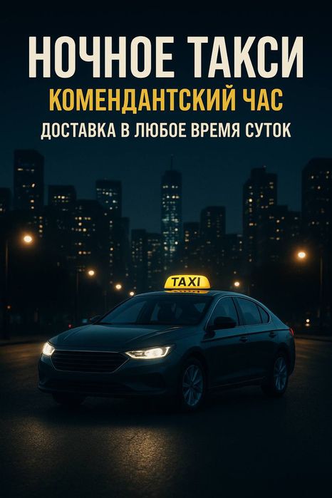 Ночное такси Днепр