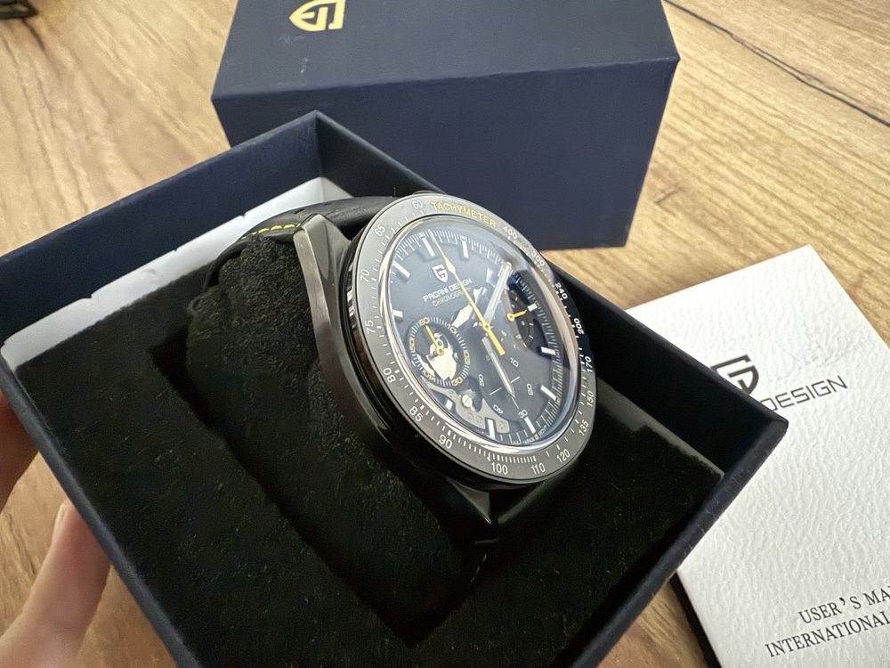 Pagani Design Chrono back to the moon Czarny
