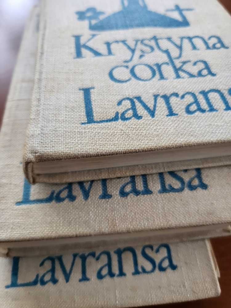 Krystyna córka Lavransa Sigrid Undset tom I -III