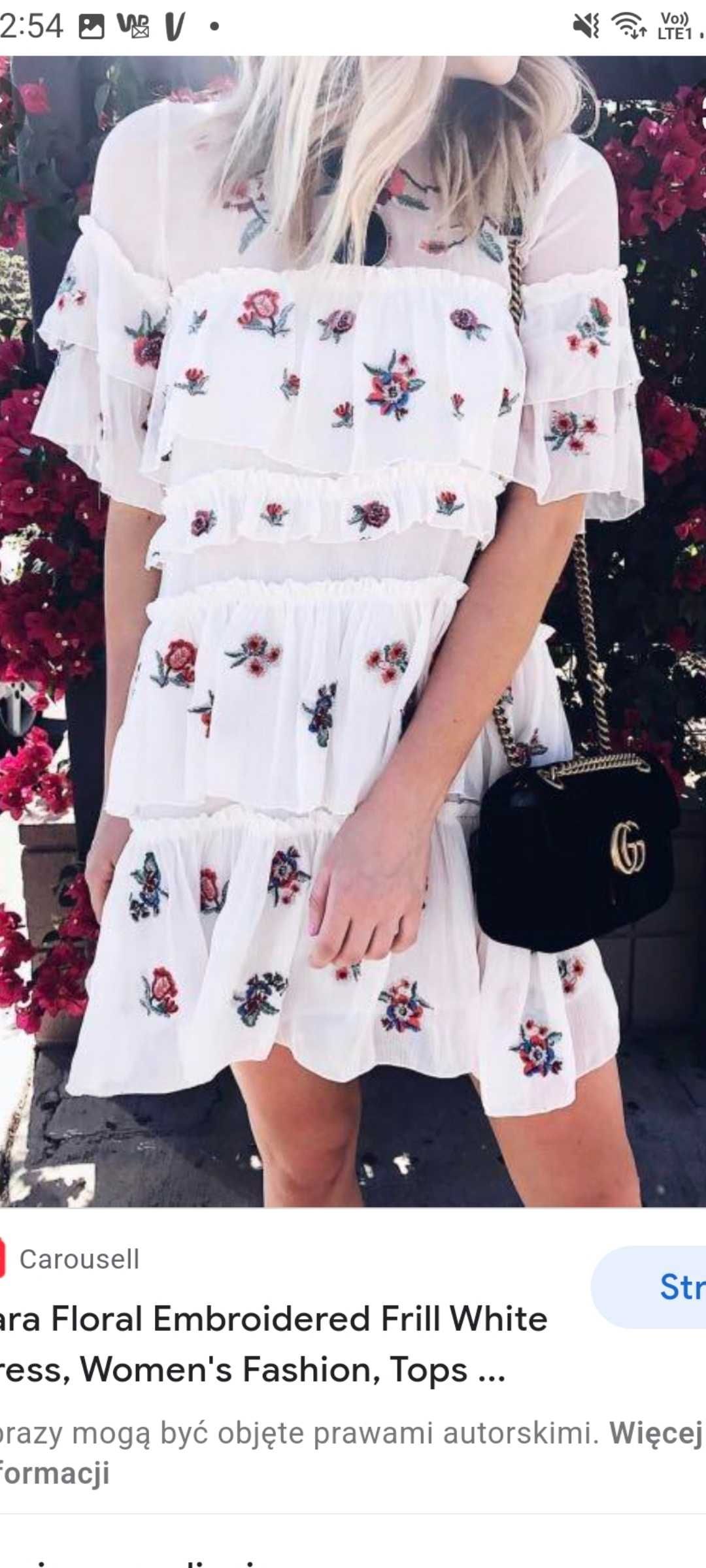 Zara boho mini sukienka w kwiaty hafty falbanki s XS m