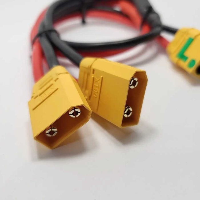 Мощный переходник XT90-S Female to два XT90 Male 25см