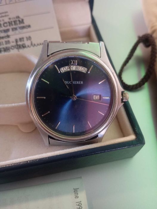 relógio raro e muito antigo marca Carl Bucherer.