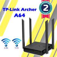 Wi-Fi Роутер гигабит Tp-Link Archer A64   5GHz  Новый гарантия 24 мес