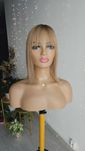 Tupet z włosów naturalnych topper Asia piaskowy blond z odrostem 38 cm
