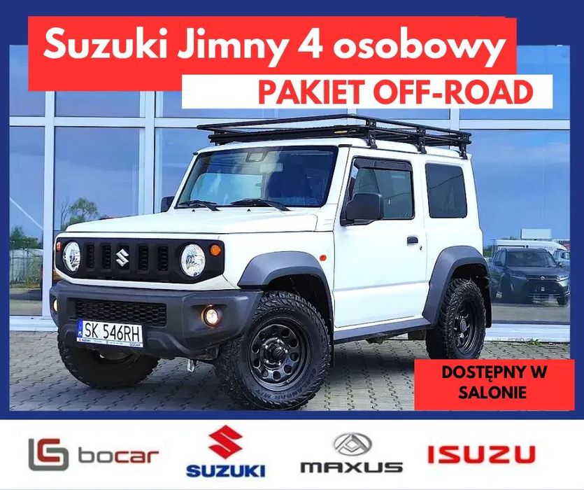 Suzuki Jimny Polski Salon, 4 miejscowy, niski przebieg