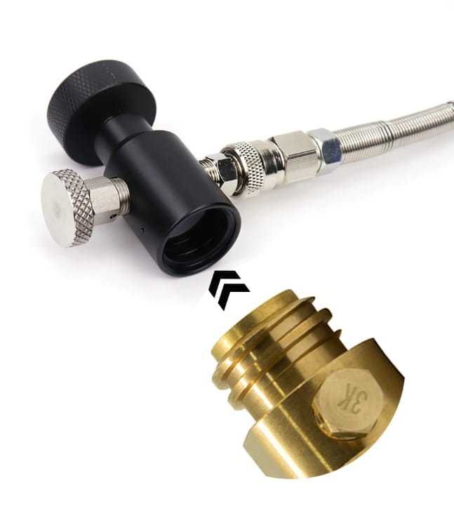 Przetoczka z Przewodem 0,6m do SodaStream Tr21 Twist Niebieskie Butle