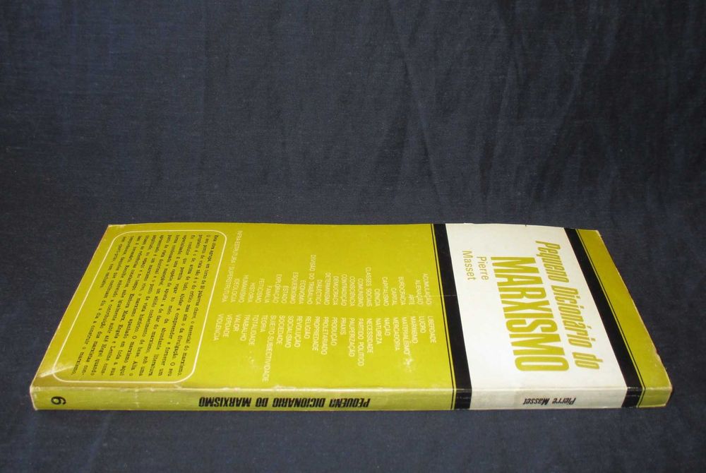 Livro Pequeno dicionário do Marxismo Pierre Masset