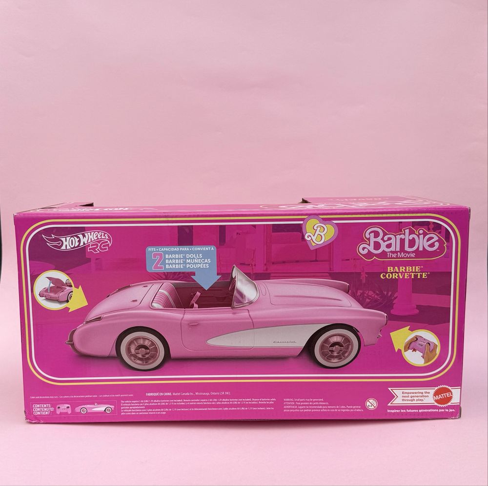 Hot Wheels Barbie RC Corvette машинка барбі на дистанційному керуванні
