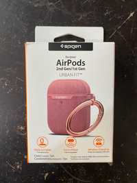 Bolsa Spigen Urban Fit para Apple Airpods 1&2[luz LED Visivel] - Rosa