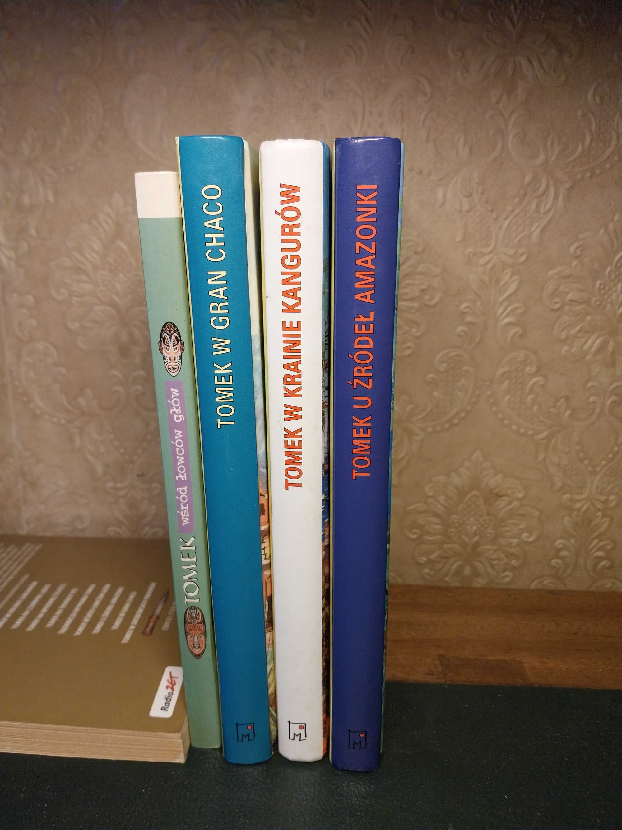 Alfred Szklarski, Przygody Tomka, 4 tomy+ Arkady Fiedler, 4 książki