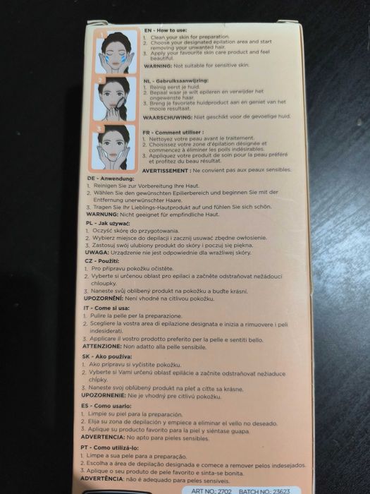 Utensílio de depilação a linha