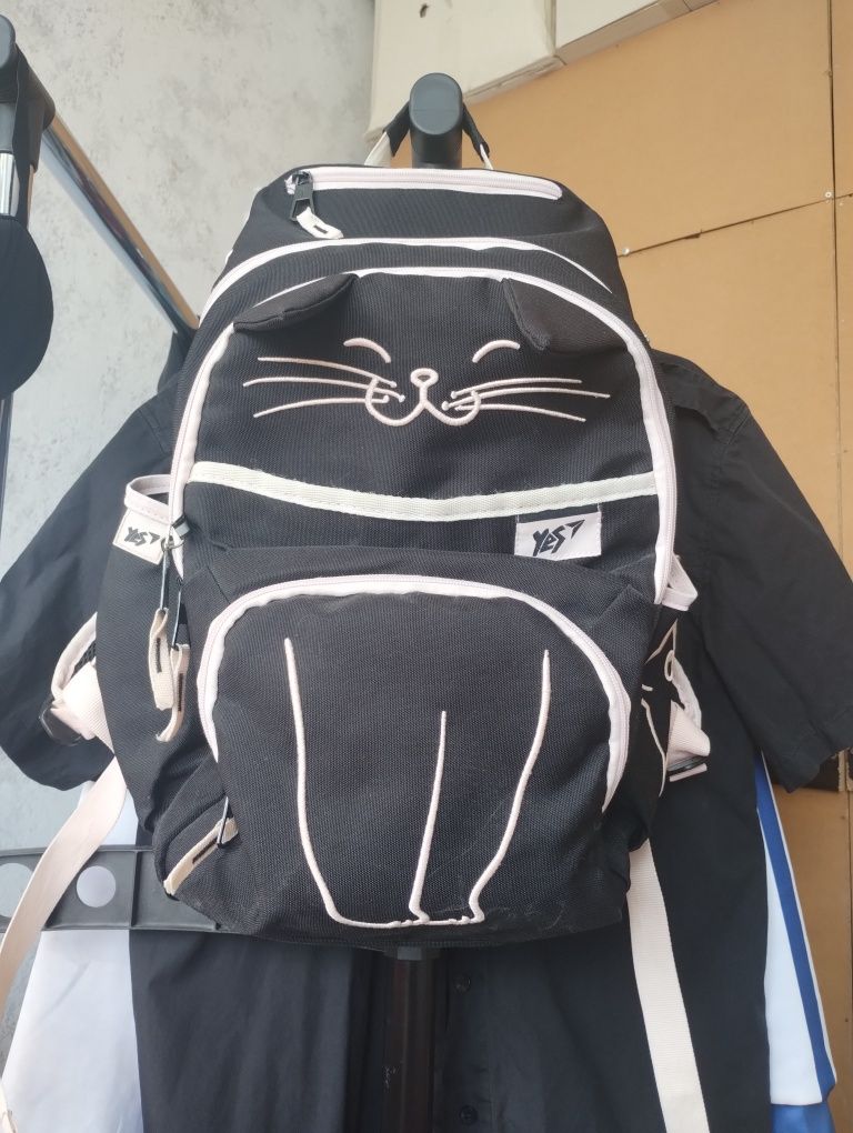 Рюкзак шкільний з котиком Yes S-39 Meow
