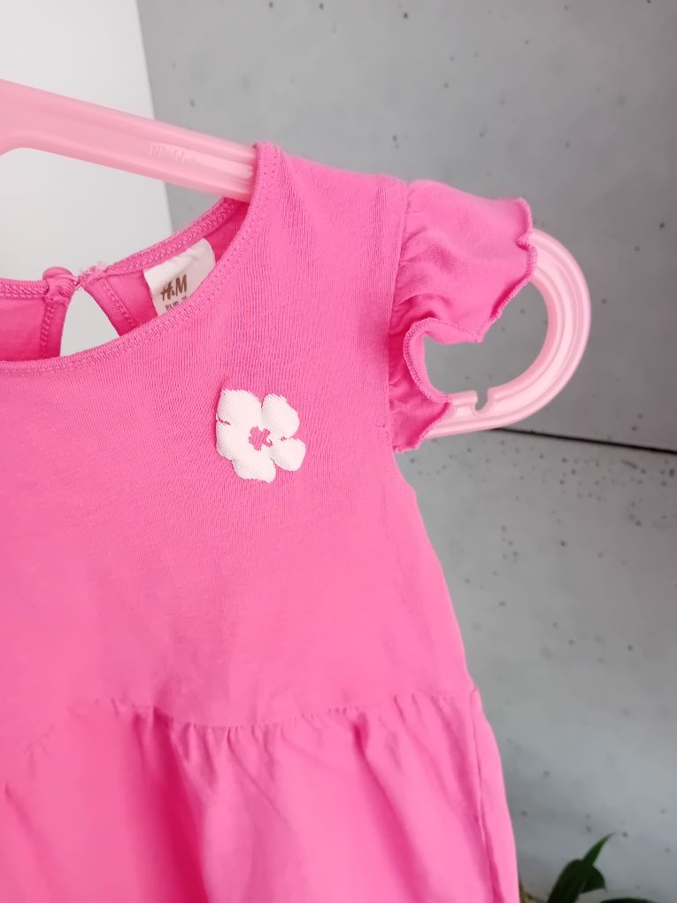 Sukienka r.74 H&M letnia zwiewna niemowlęca
