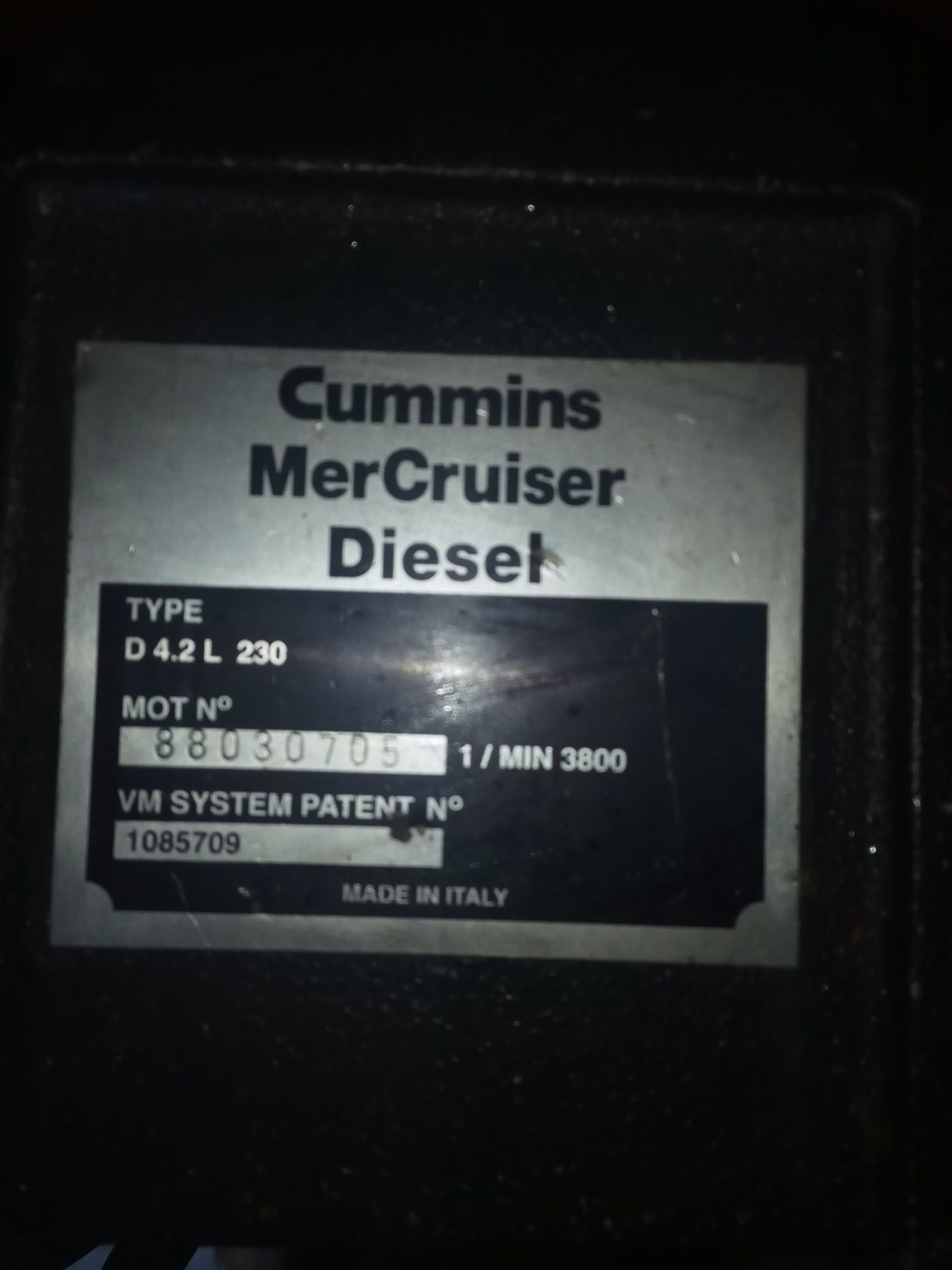 Silnik Mercruiser 4,2 230 HP Diesel