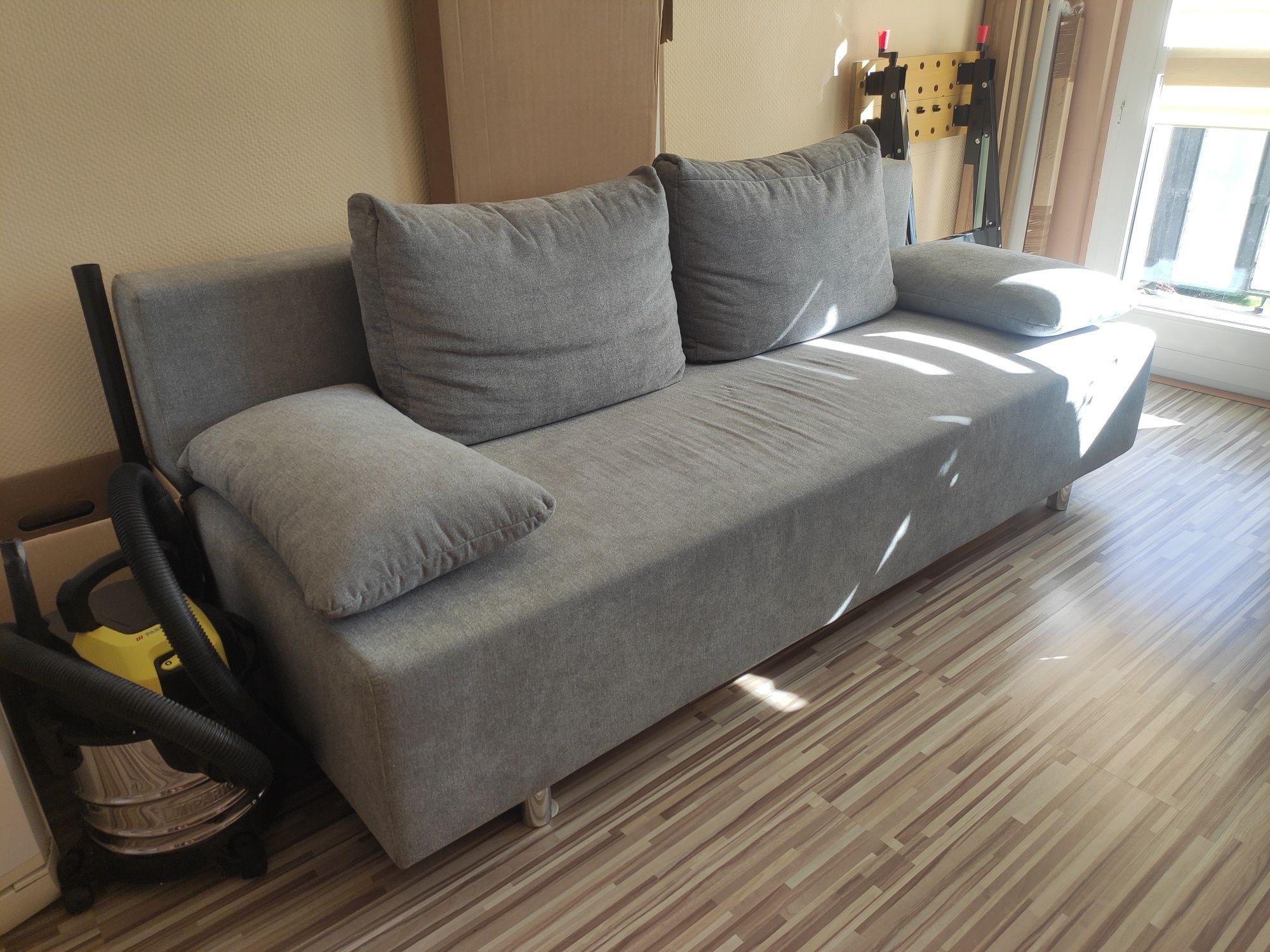 Szara SOFA rozkładana