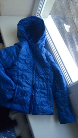 Куртка цвет электрик,курточка,ветровка, Kitten, 128, с чехлом-рюкзаком