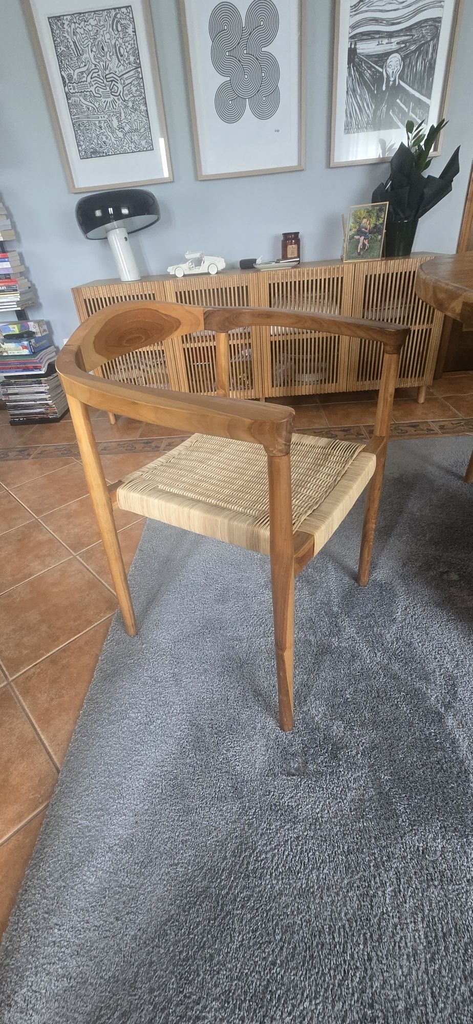 Pack 4x Cadeiras Vintage Hans Wegner — Madeira Maciça