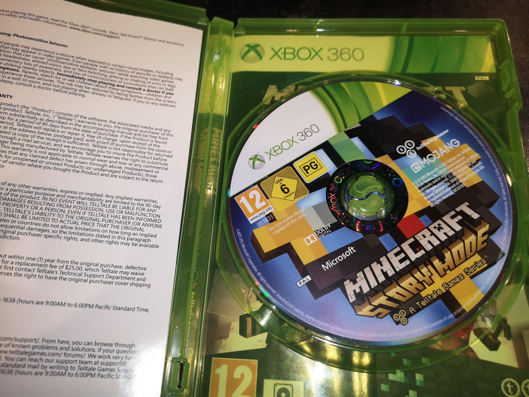 Minecraft Story Mode XBOX 360 gra (stan bdb) kioskzgrami Ursus