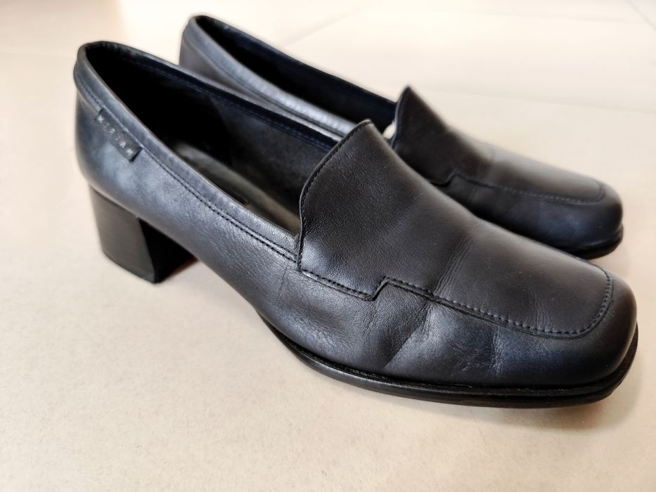 Sapatos cinzentos em pele genuína - Miriam (Tam. 36.5)