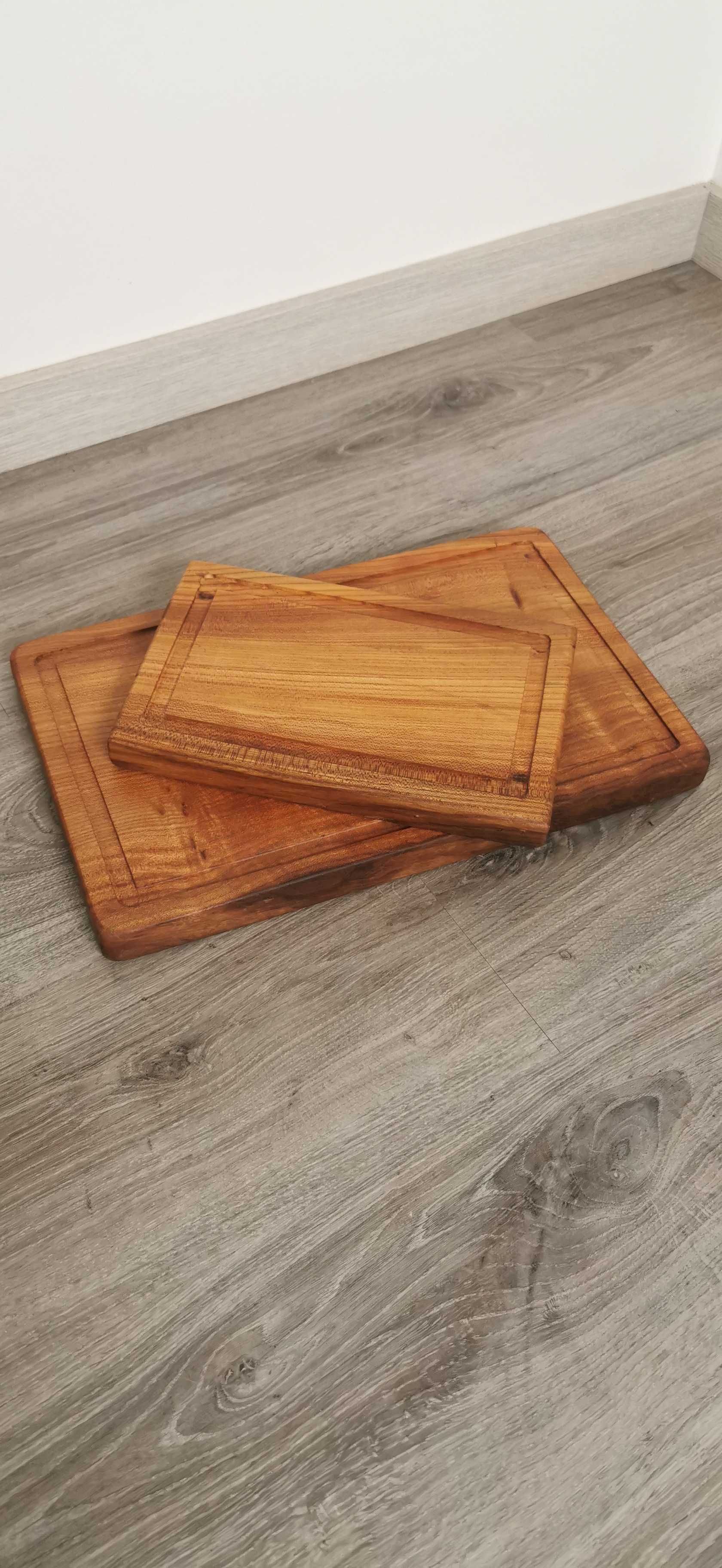 Conjunto de2  tábuas de cozinha madeira