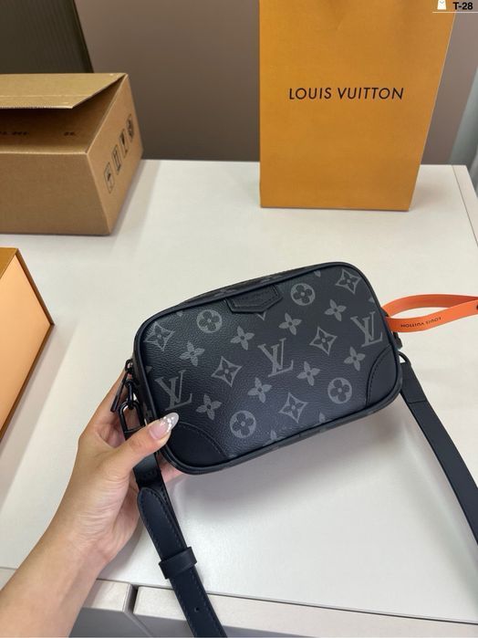 Сумка Louis Vuitton мужская черная shadow унисекс оригинал