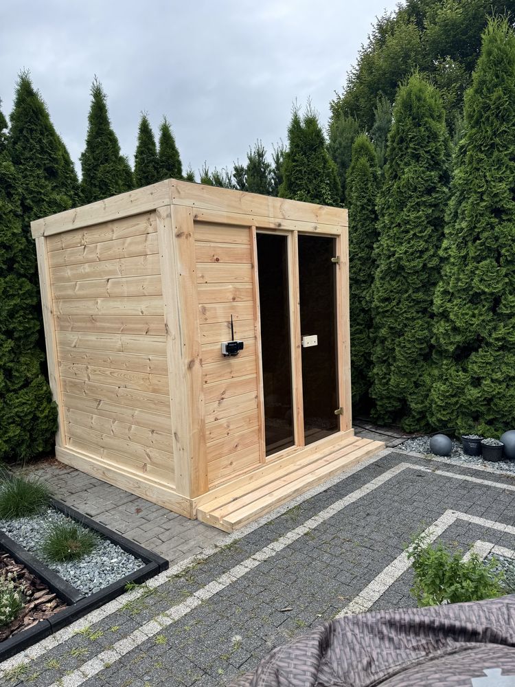 SAUNA ogrodowa elektryczna wifi HARVIA 3-5 osób montaż cały kraj