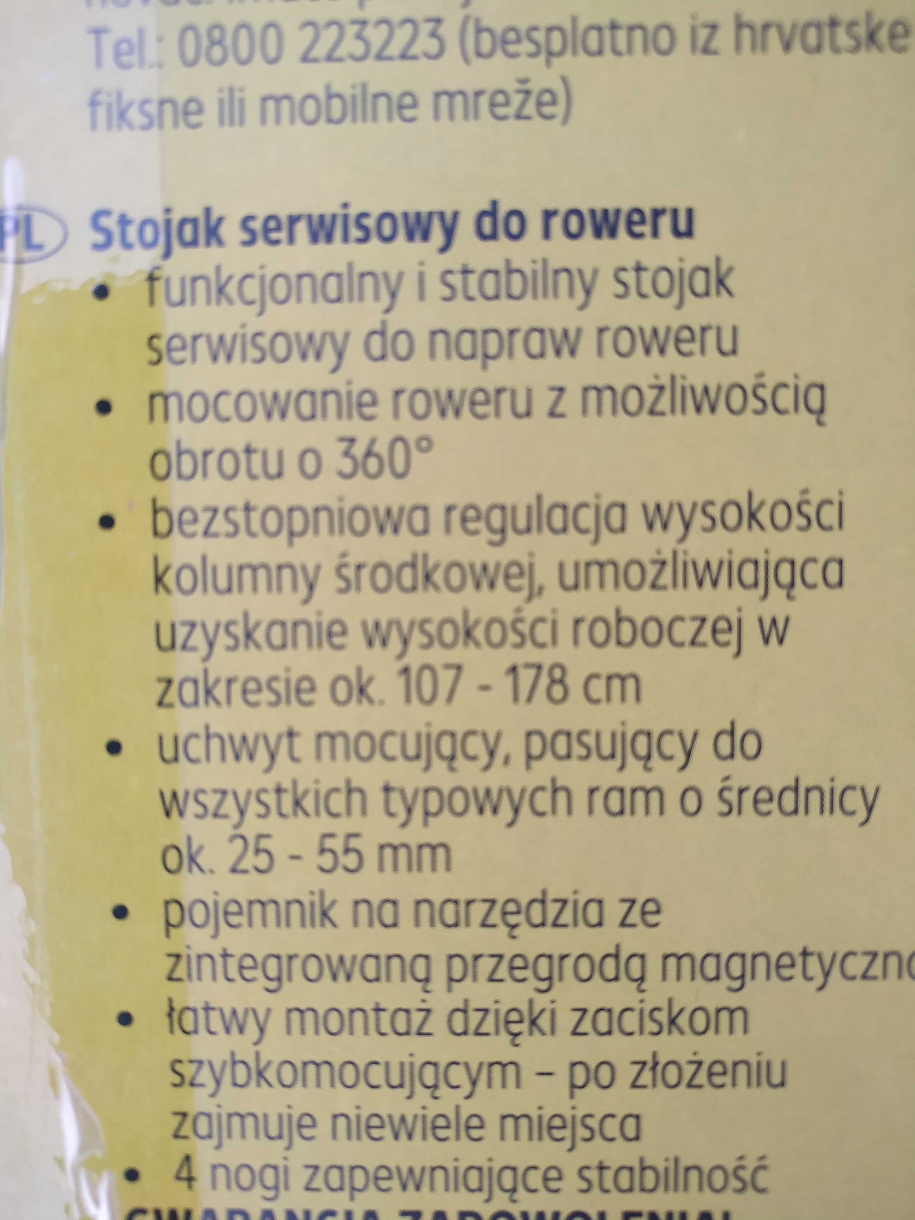 Stojak wieszak uchwyt Rowerowy serwisowy 30KG