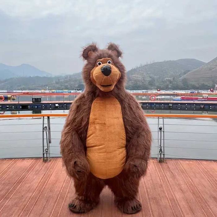 надувные  костюм котика 2 метра высота -котик и 3 метра -мишка