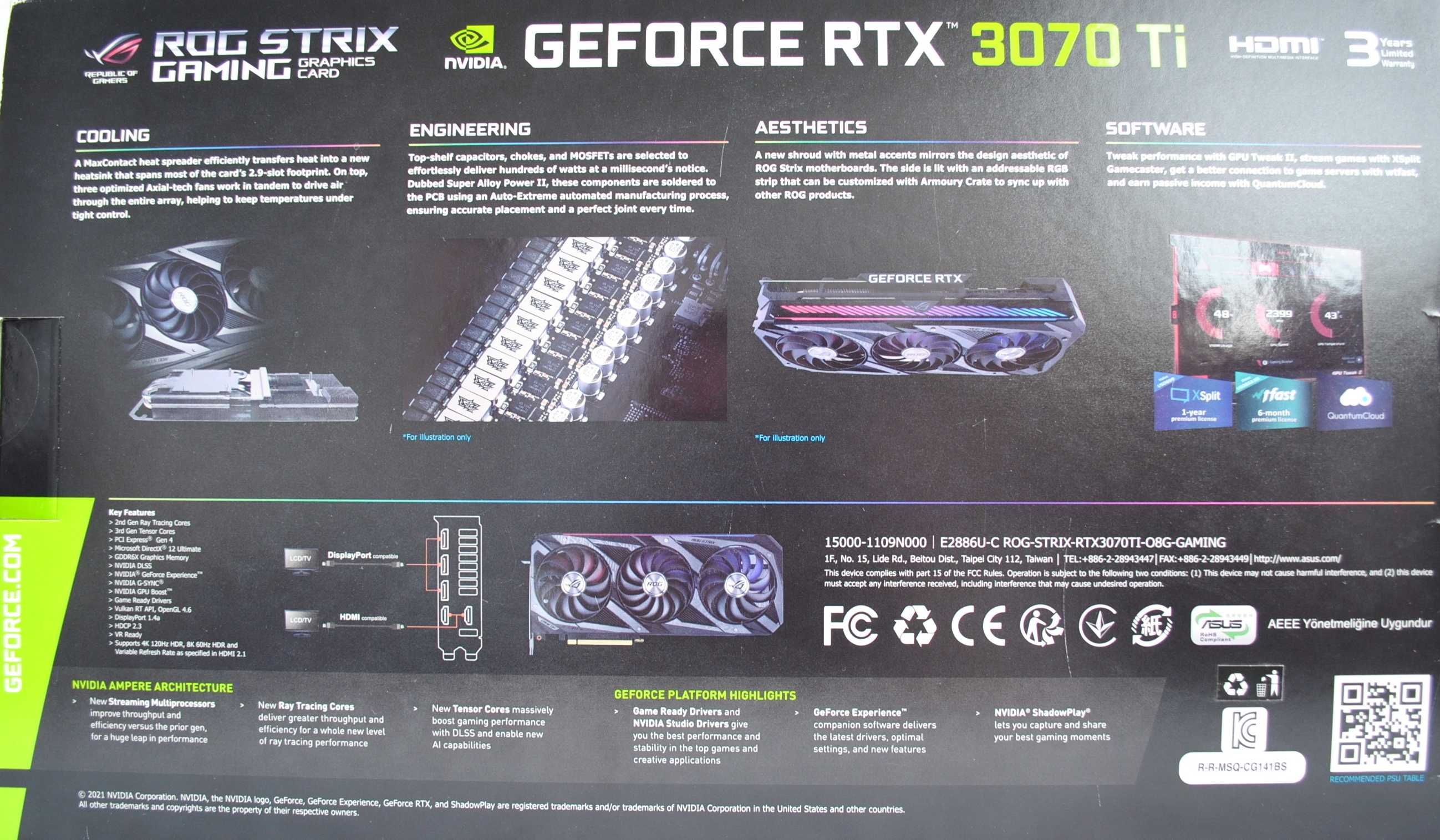 Відеокарта GeForce RTX 3070 Ti 8GB