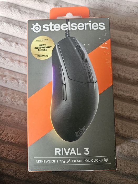 Mysz, Myszka STEELSERIES Rival 3 Gen 2 Czarny