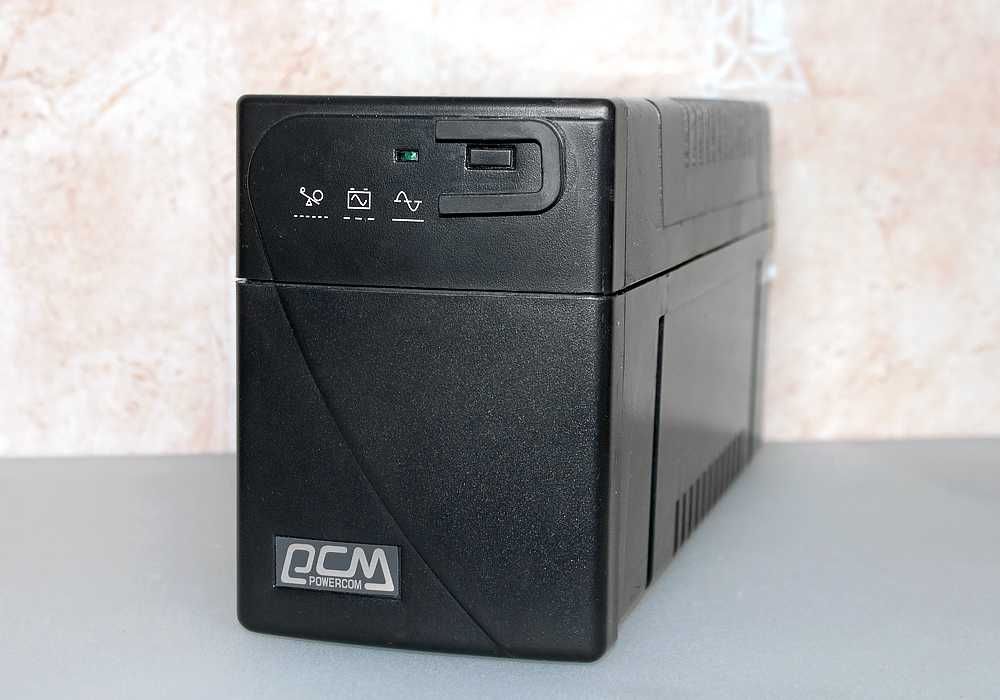 Безперебійник 220В Powercom BNT-800AP із захистом LAN Тайвань. Без АКБ