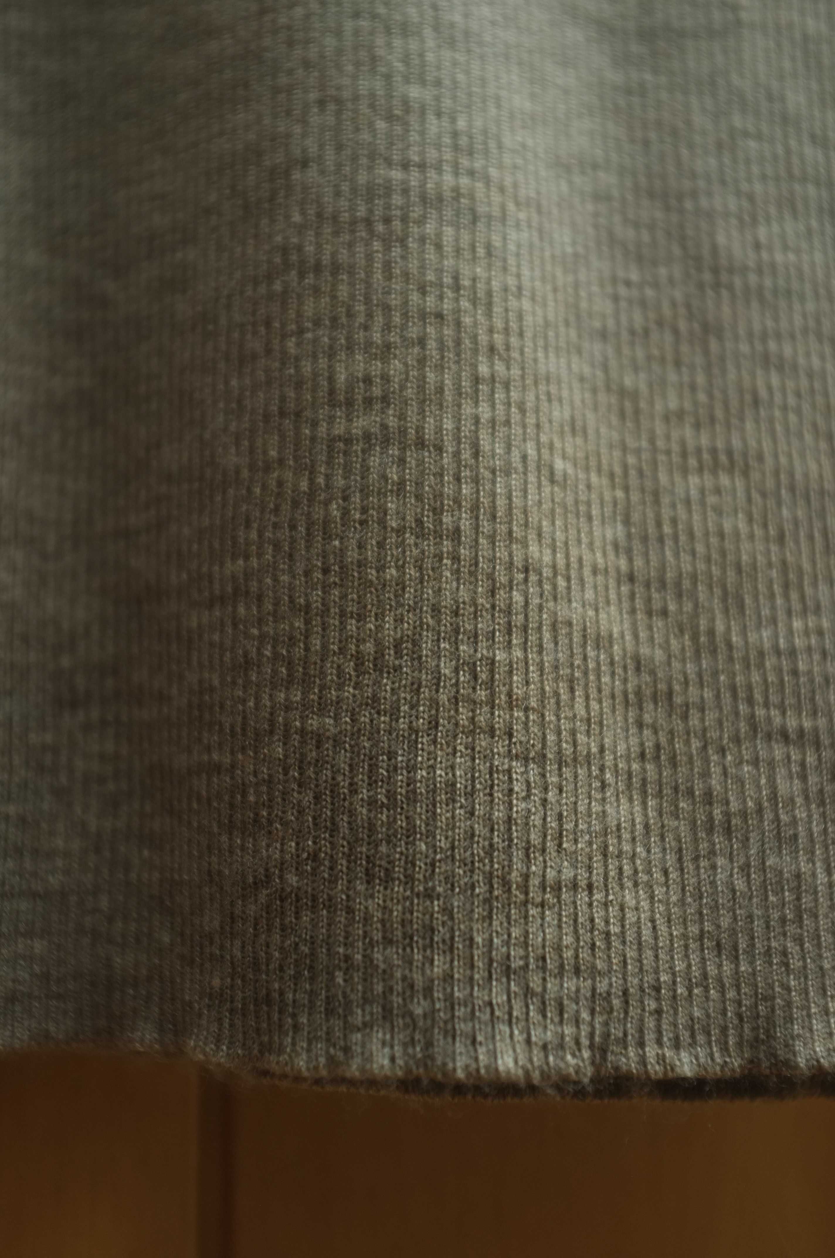 beżowy zimowy sweter Gerard Darel wełniany merynosy merino wool