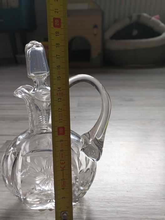 Karafka kryształowa na oliwe bądz ocet