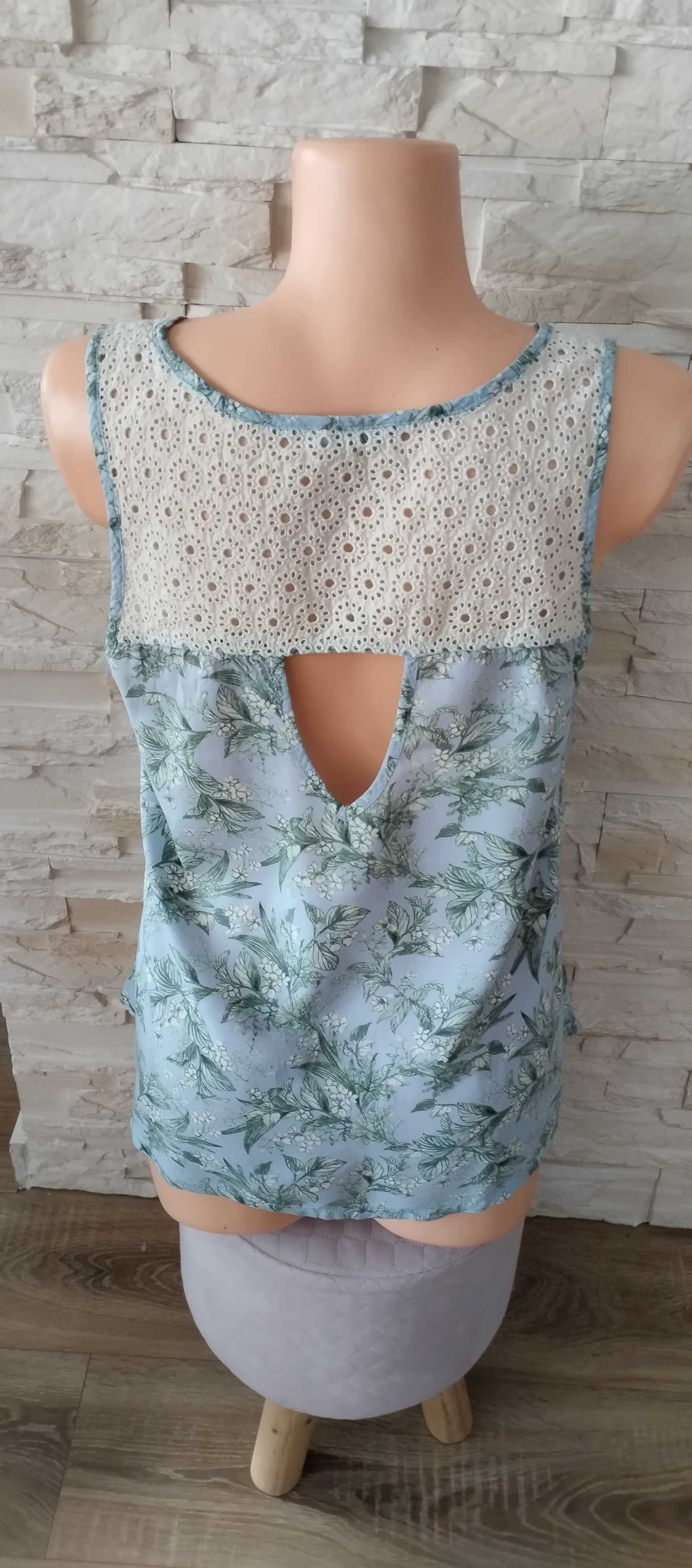 Piżama damska góra od piżamy z ażurem 100%modal L/40 M&S Collection