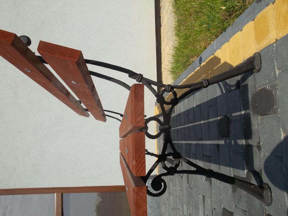 Ławka ogrodowa drewniana - szer.180cm, nowa, ławki