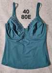 Bonprix tankini koszulka kąpielowa rozmiar 40 L biustonosz 80E