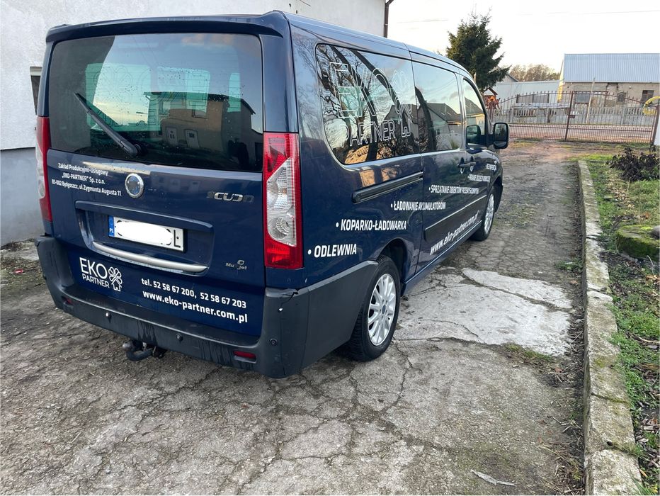 Fiat Scudo 2,0 multijet# 9 Osób#Klimatyzacja#Hak#