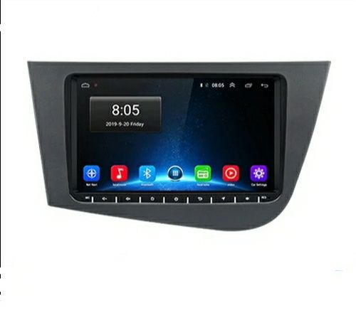 Auto Rádio Android de 9" Para Seat Leon Internet GPS Bluetooth Canbus