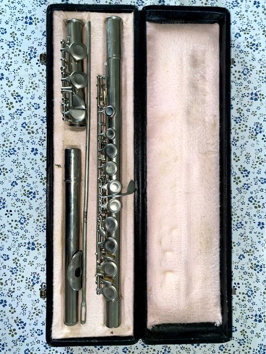 музичний інструмент флейта, виробництво СССр,  1985-86 рік