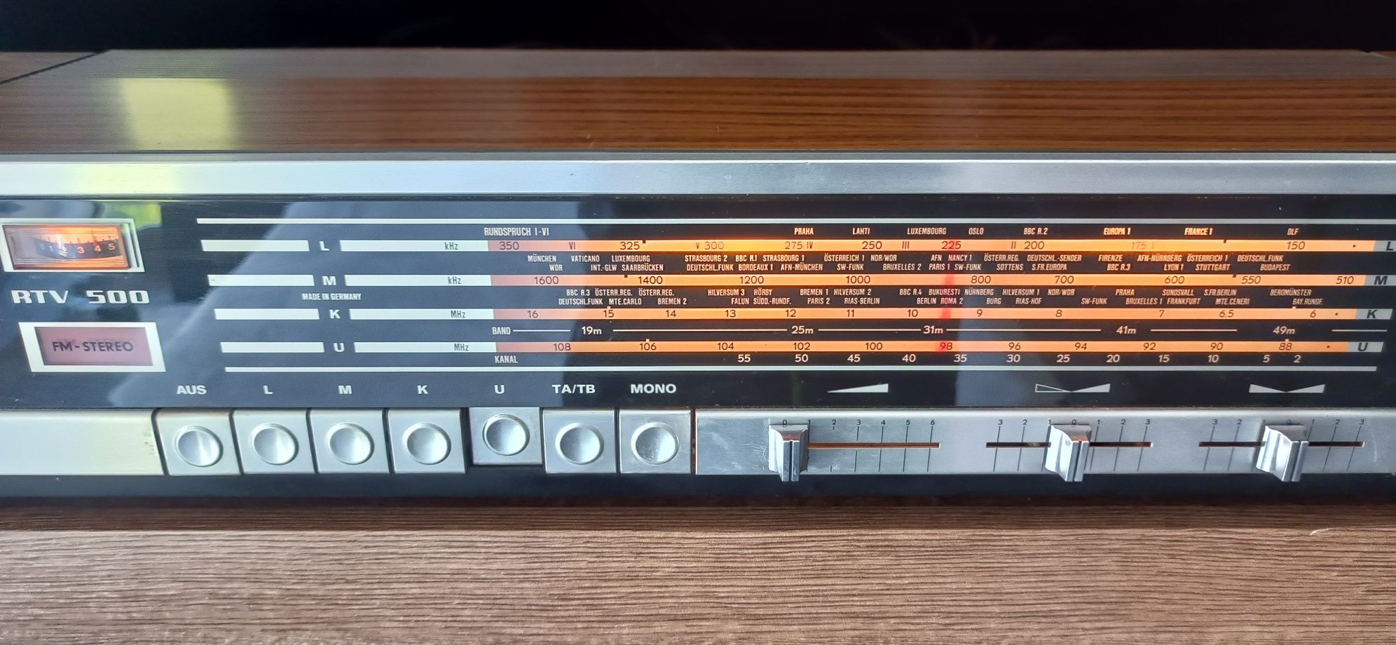 Amplituner Grundig RTV 500, kolumny Grundig Box 39