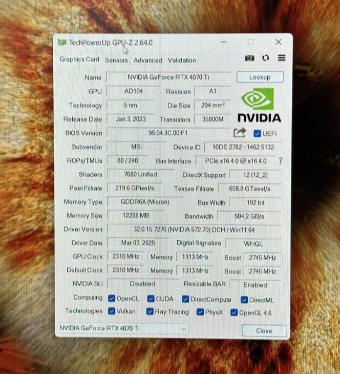 Топовая Msi Gaming OC RTX 4070 Ti 12 Gb лучше 4070 super Любые тесты!