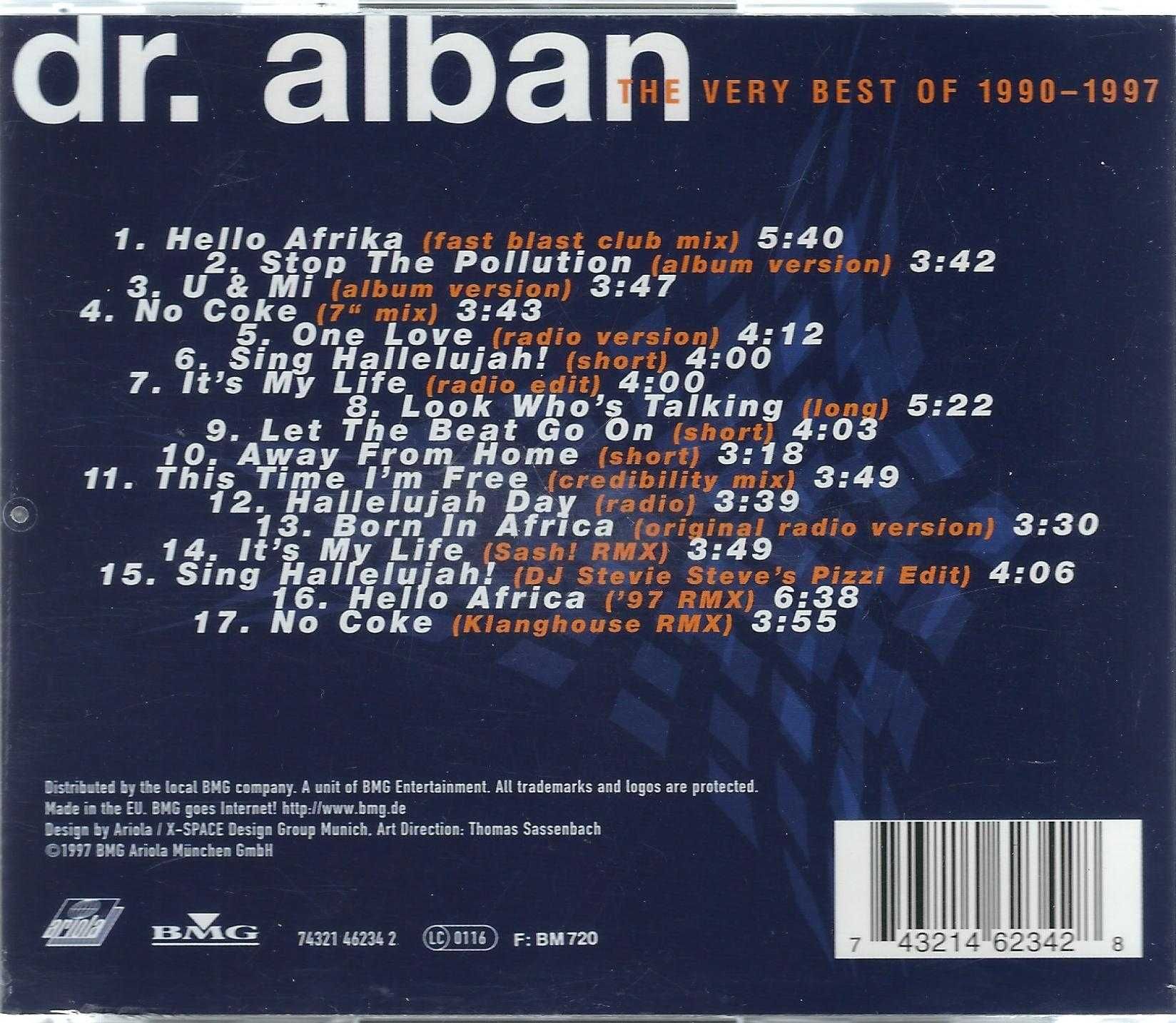 CD Dr. Alban - The Very Best Of 90-97 (1997) (Ariola)
