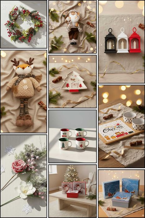 Новорічний декор Різдвяний декор для дому Новорічні прикраси Подарунок