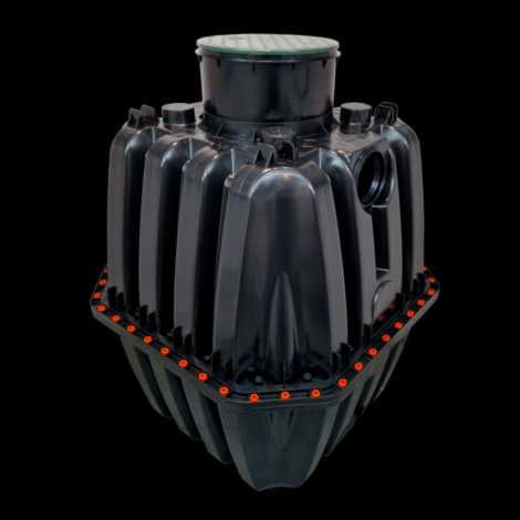 Zbiornik Bezodpływowy na szambo 1000 litrów AQ działki ROD