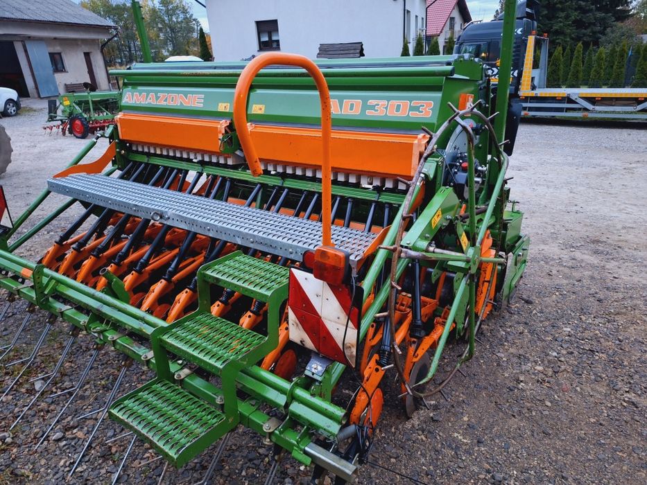 Agregat uprawowo-siewny 3m talerzowy Amazone KG303 AD 303 stan bdb
