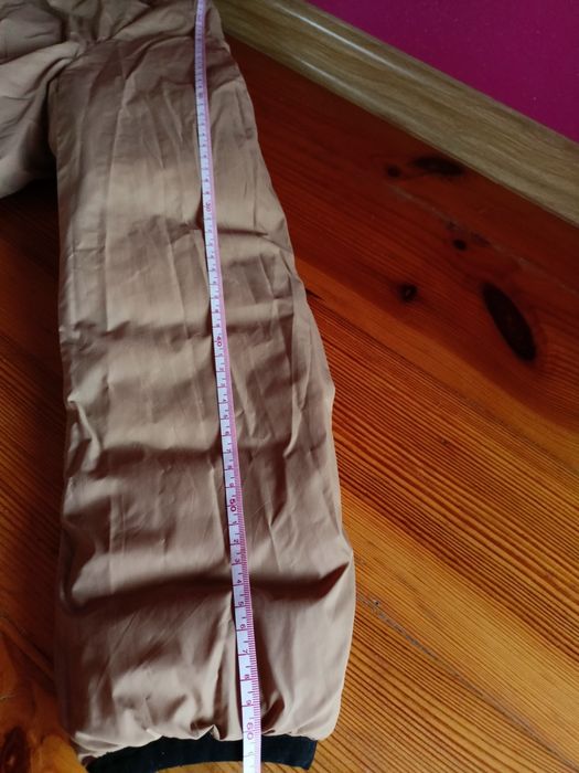 Kurtka dwustronna czarno- beżowa